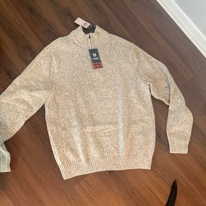 Chaps Quarter-Zip Sweater NWT MENS